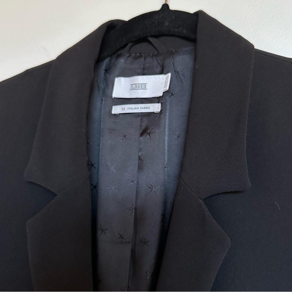 Closed Single Breasted Oversized Blazer Size Xs - image 4